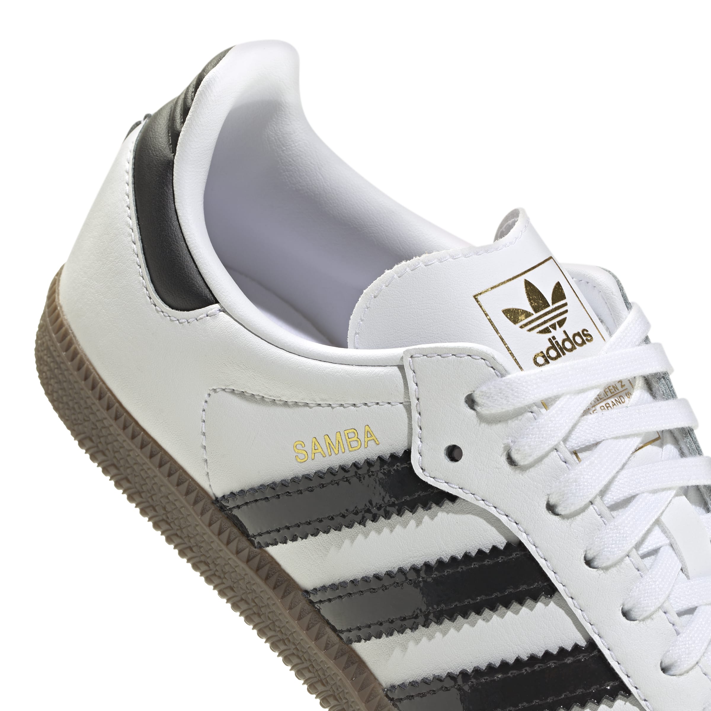 KIDS ADIDAS SAMBA OG J (CLOUD WHITE / CORE BLACK / GUM)