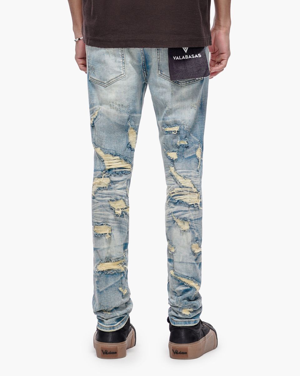 MENS VALABASAS EDGE SKINNY JEAN (LIGHT BLUE WASH)