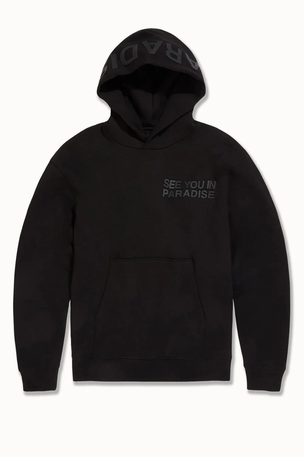 MENS JORDAN CRAIG SYIP TONAL PULLOVER HOODIE (BLACK)