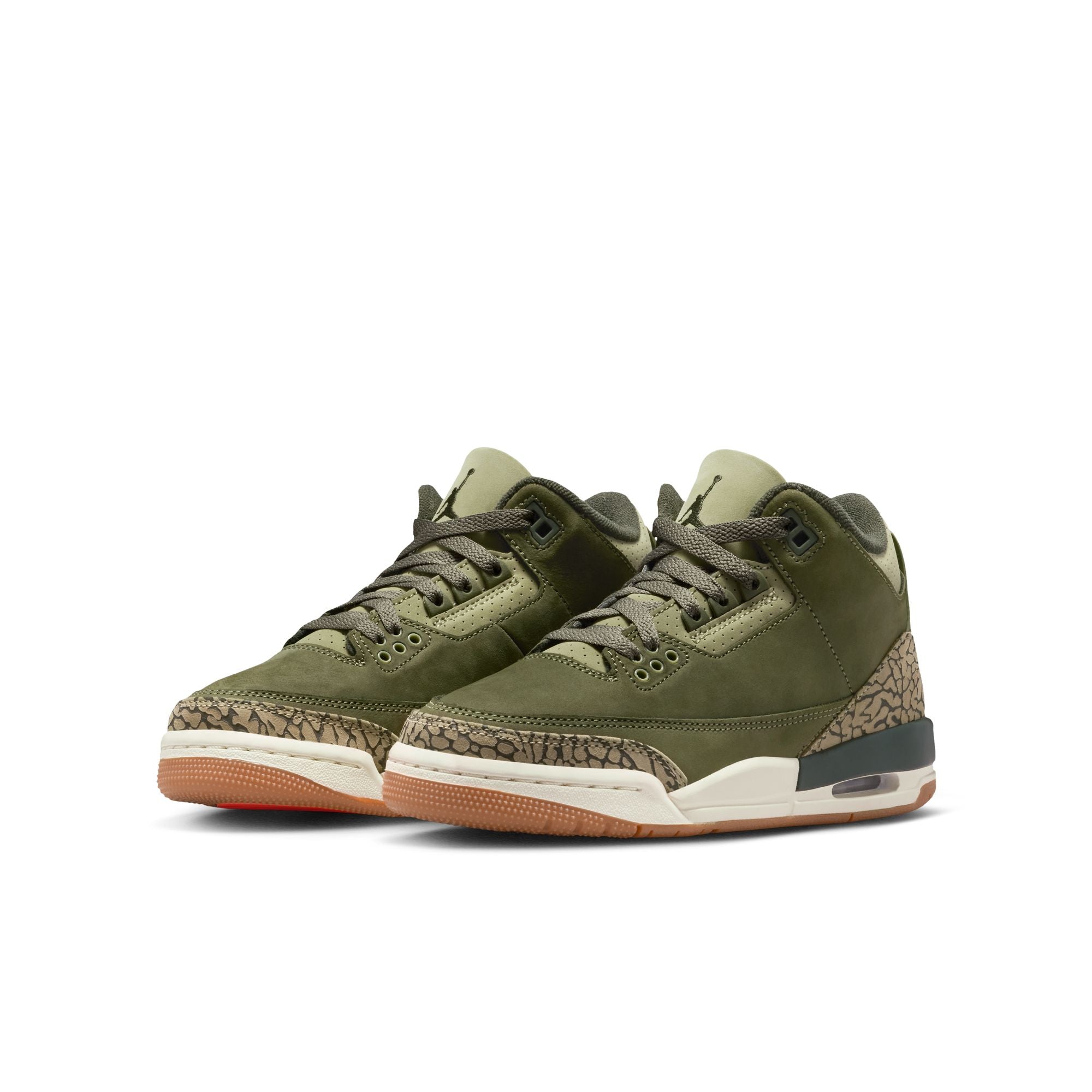 KIDS AIR JORDAN 3 RETRO GS "FAMILY AFFAIR" (MEDIUM OLIVE)