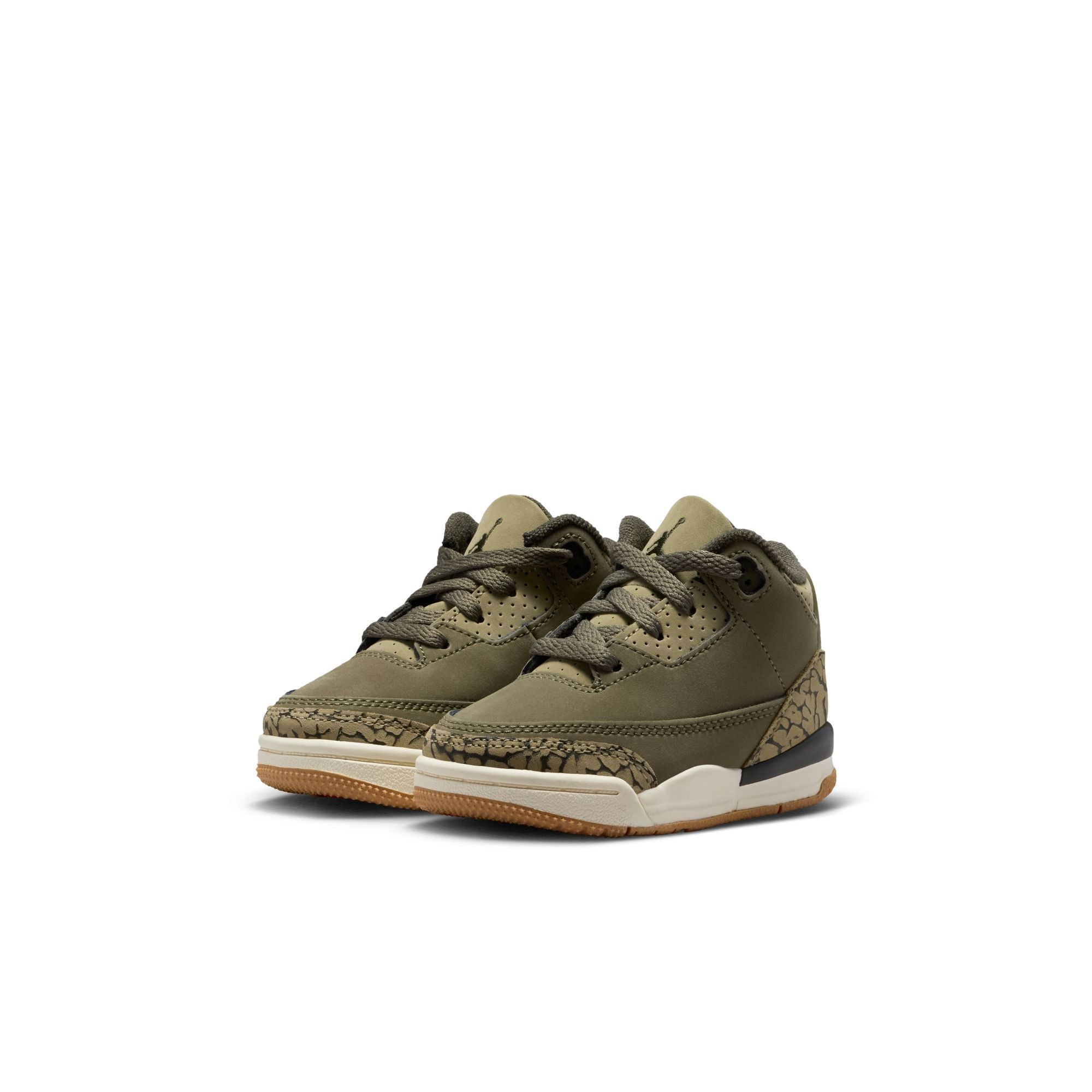 KIDS JORDAN 3 RETRO TD "FAMILY AFFAIR" (MEDIUM OLIVE)