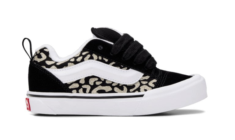 KIDS VANS KNU SKOOL PS (BLACK LEOPARD GLITTER)