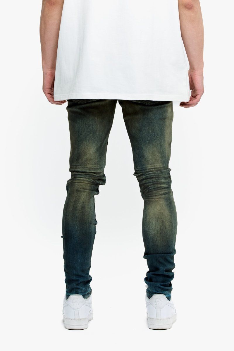 MENS VALABASAS "MR.FLEX" JEAN (MOSS BLUE)
