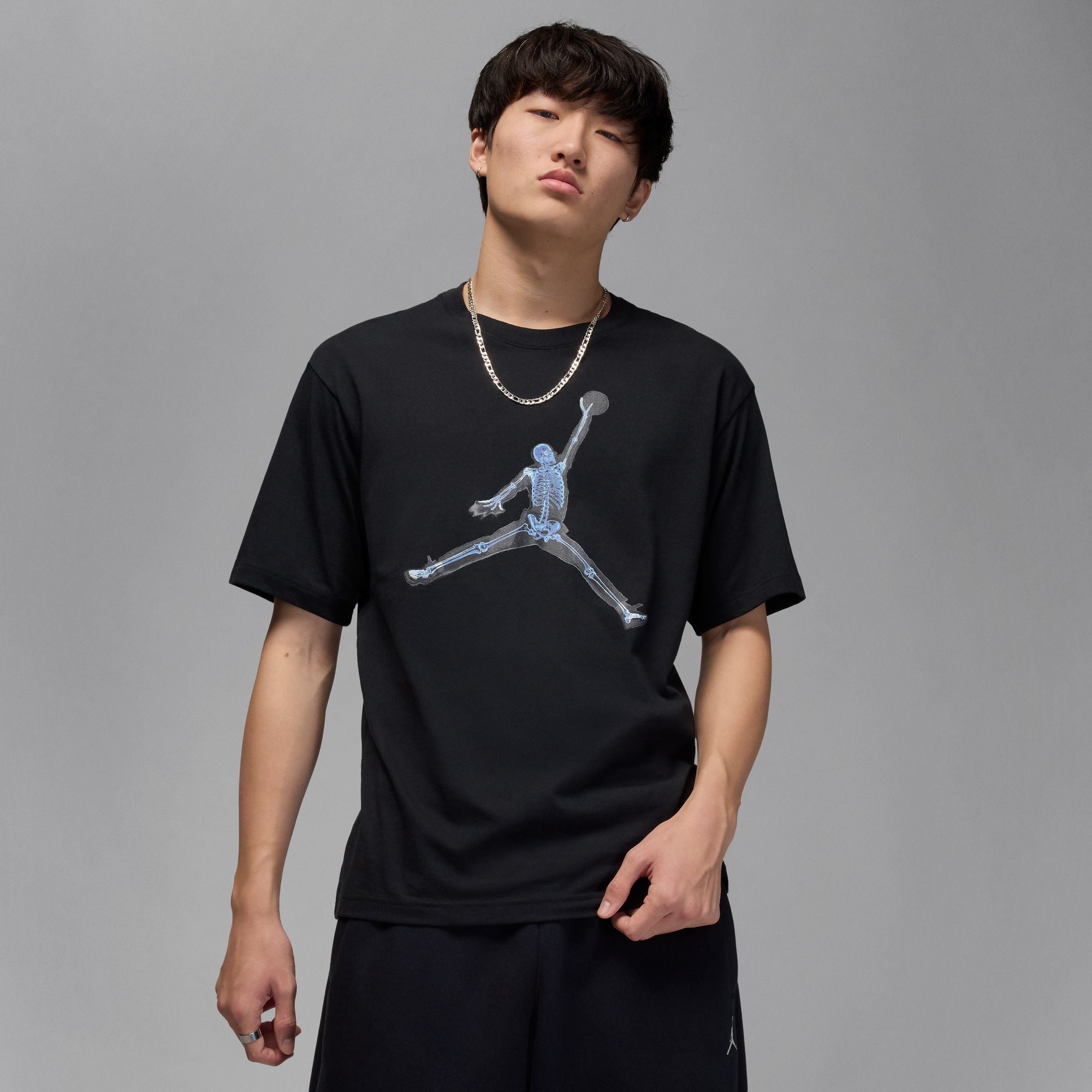 MENS JORDAN JUMPMAN XRAY AJ11 SHIRT (BLACK/WHITE)