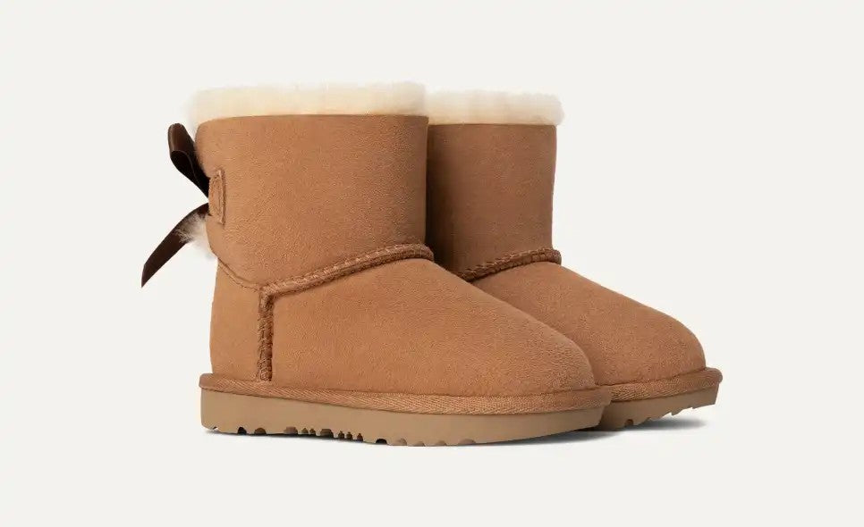 TODDLERS UGGS MINI BAILEY BOW II (CHESTNUT)
