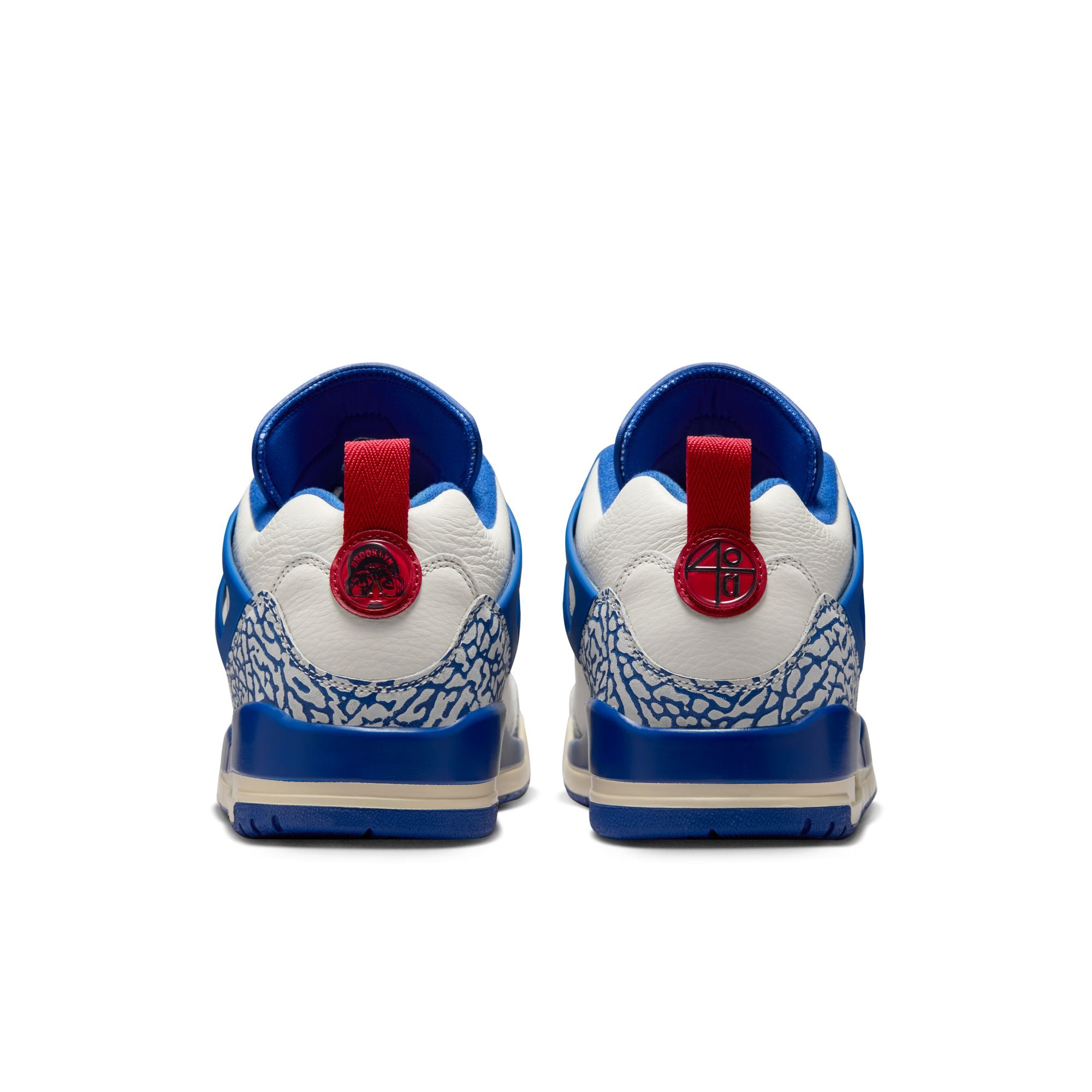 MENS JORDAN SPIZIKE LOW (SAIL/STORMBLUE/VARSITY RED/MUSLIN)