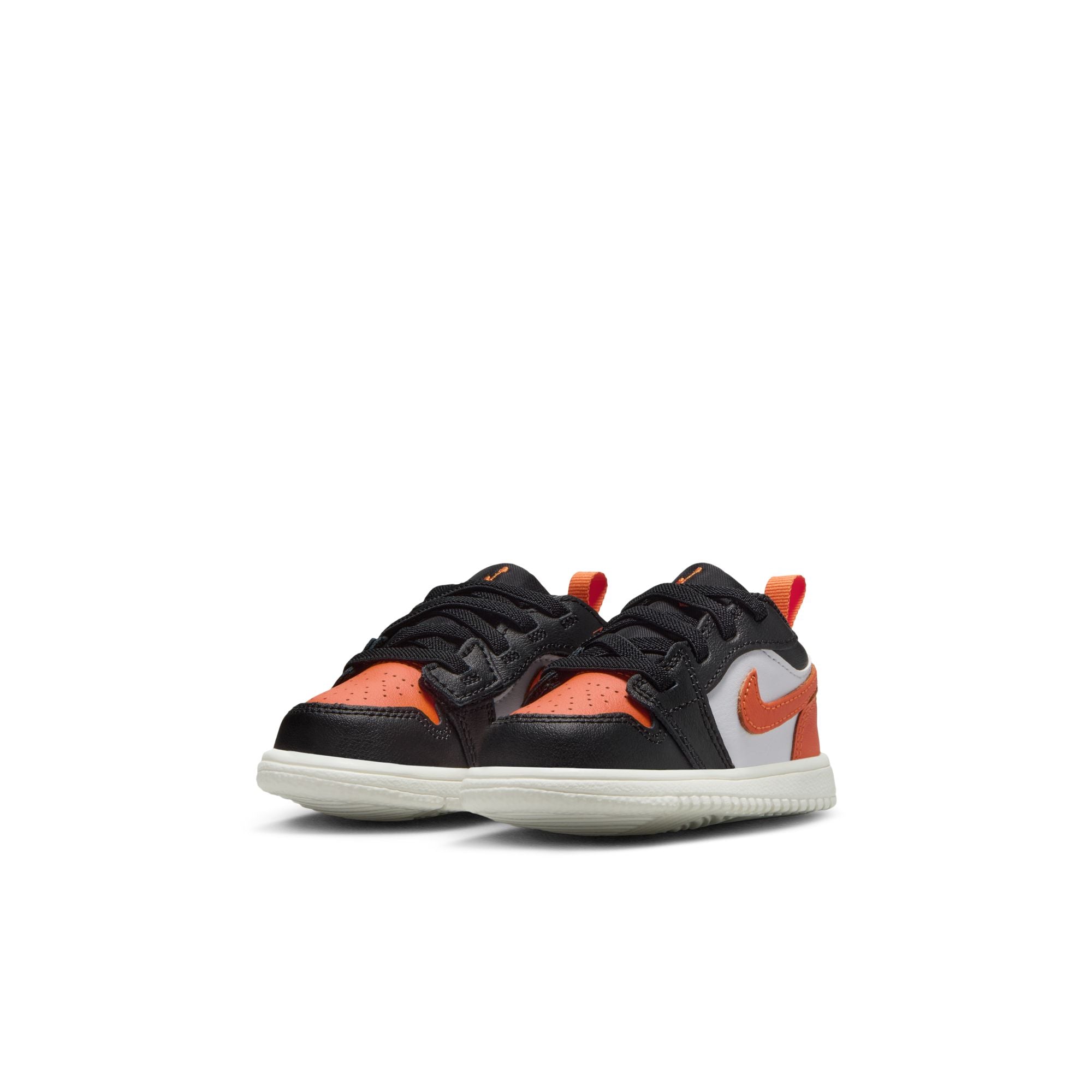 KIDS JORDAN 1 LOW ALT TD (BLACK/STARFISH/WHITE/SAIL)