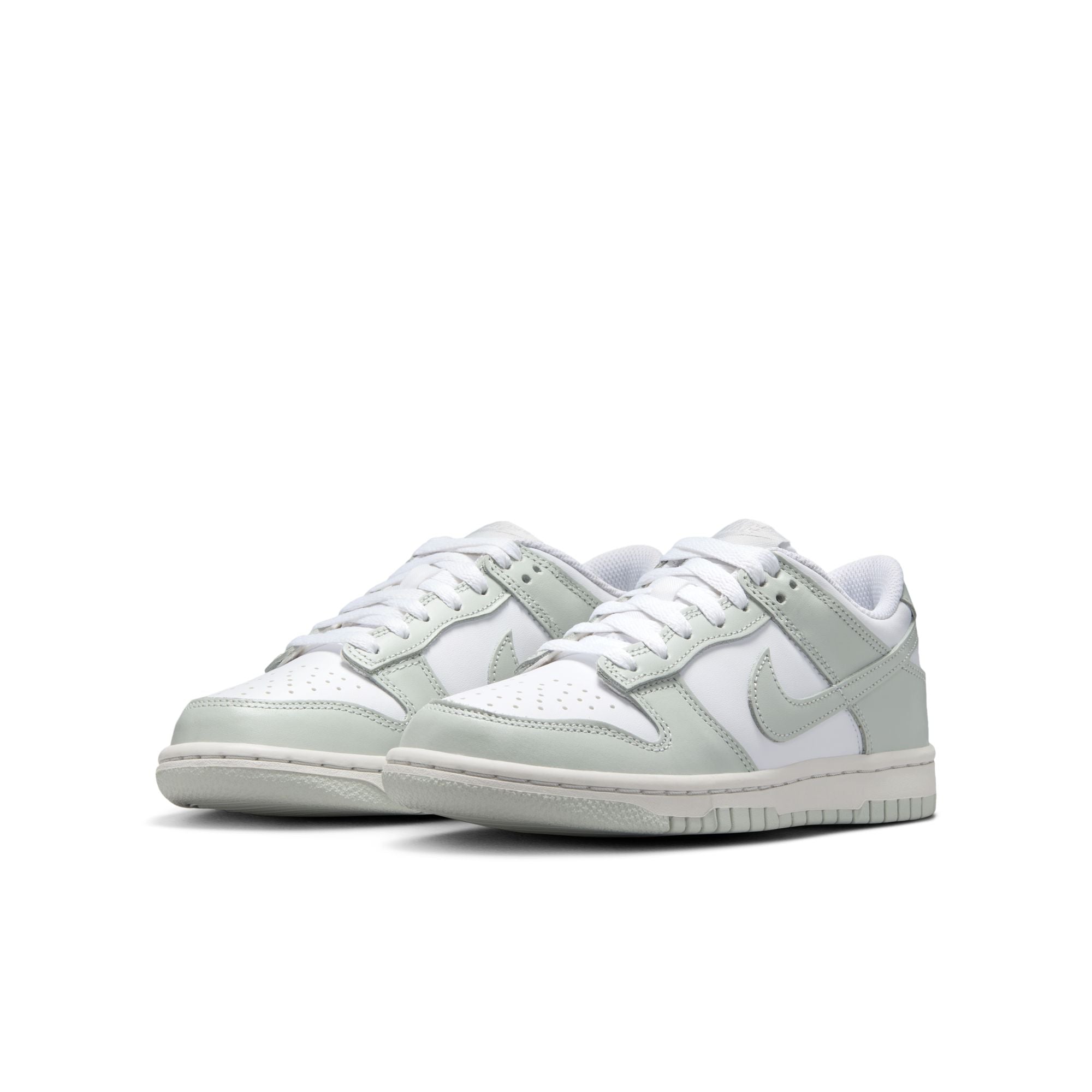 KIDS NIKE DUNK LOW GS (WHITE/LIGHT SILVER/PHOTON DUST)