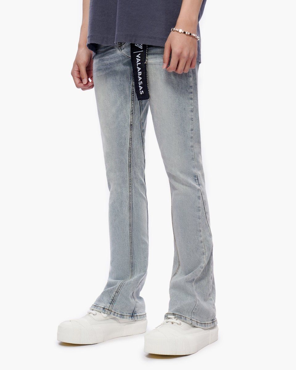 MENS VALABASAS "MR.STACKED" JEAN (DENIM BLUE)