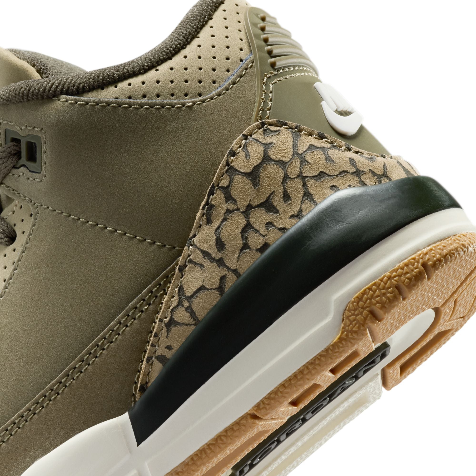 KIDS JORDAN 3 RETRO PS "FAMILY AFFAIR" (MEDIUM OLIVE)