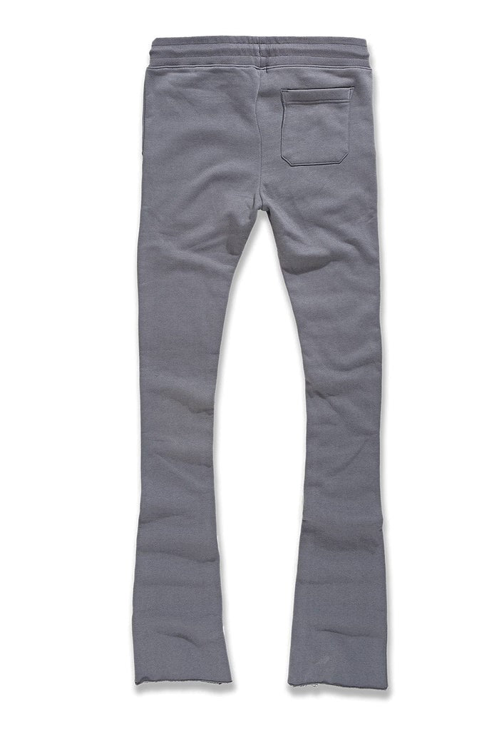 MENS JORDAN CRAIG UPTOWN STACKED SWEATPANT (CHARCOAL)