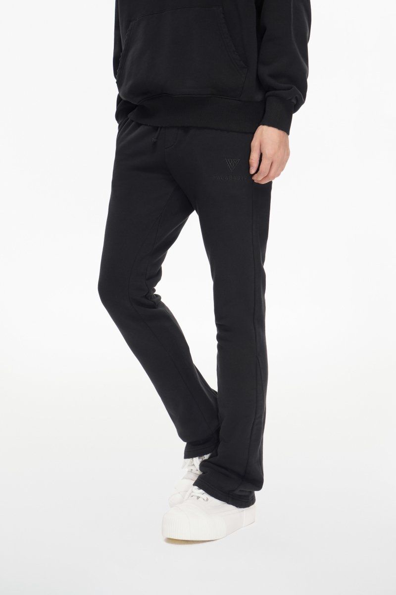 MENS VALABASAS MR. FLEECE STACKED PANT (BLACK)