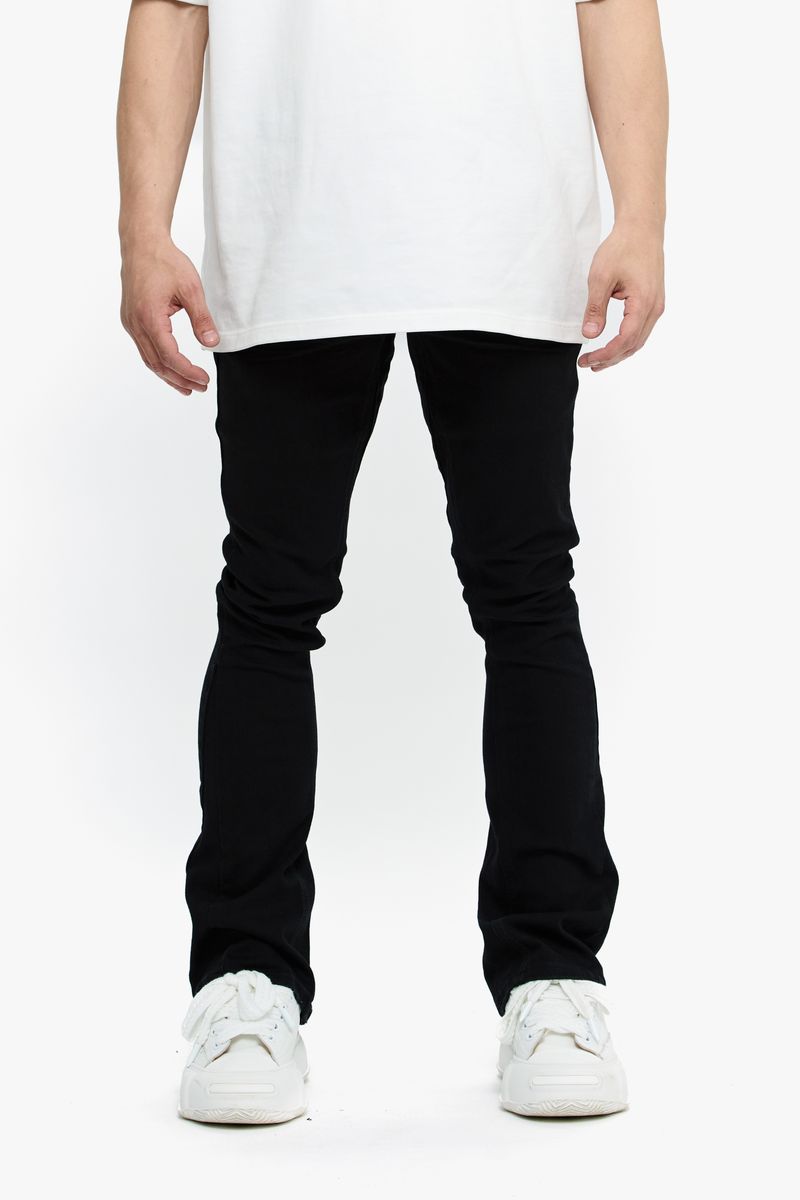 MENS VALABASAS "MR.STACKED" JEAN (BLACK)