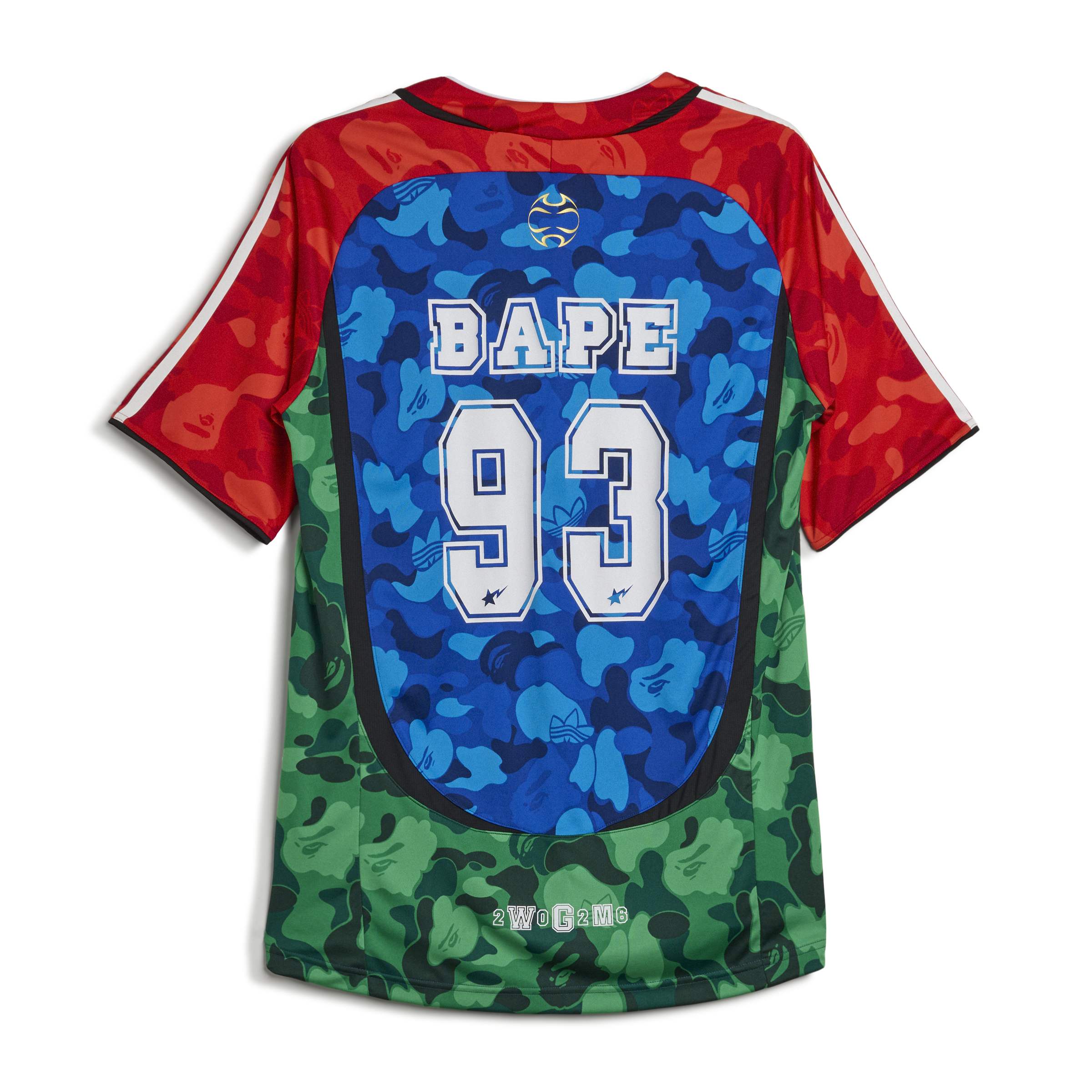 MENS ADIDAS TEAMGEIST TEE BAPE H (MULTI)