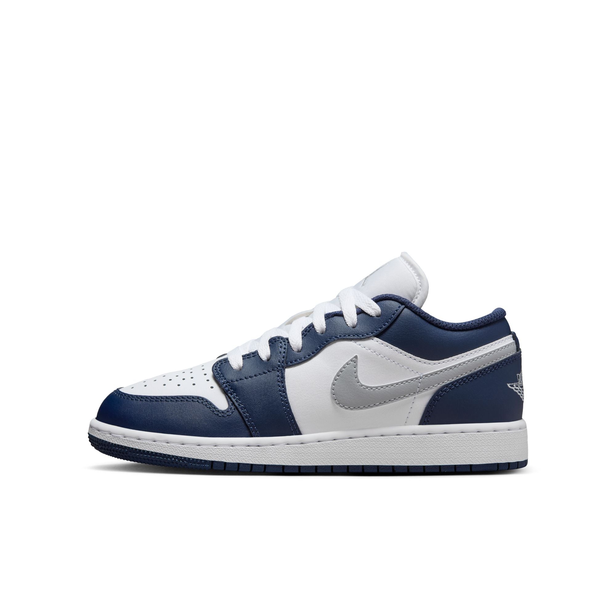KIDS AIR JORDAN 1 LOW GS (MIDNIGHT NAVY)