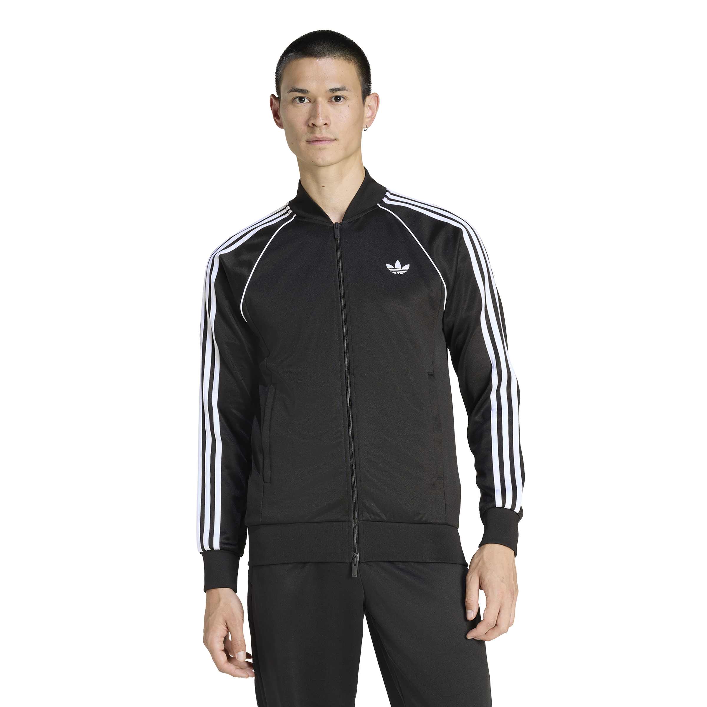 MENS ADIDAS SST TRACK TOP (BLACK)