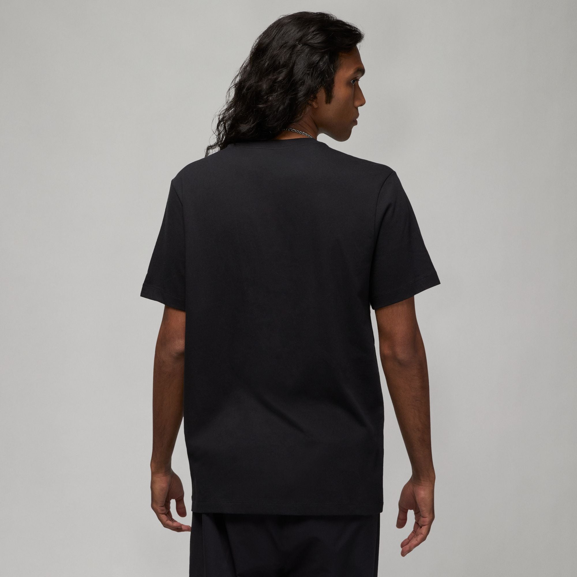MENS JORDAN AIR STRETCH T-SHIRT (BLACK/RED/WHITE)