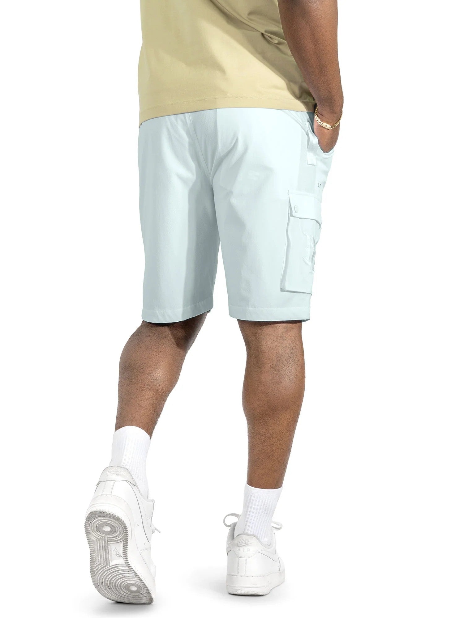 MENS MAKOBI ADORNI NYLON SHORT (WHITE)