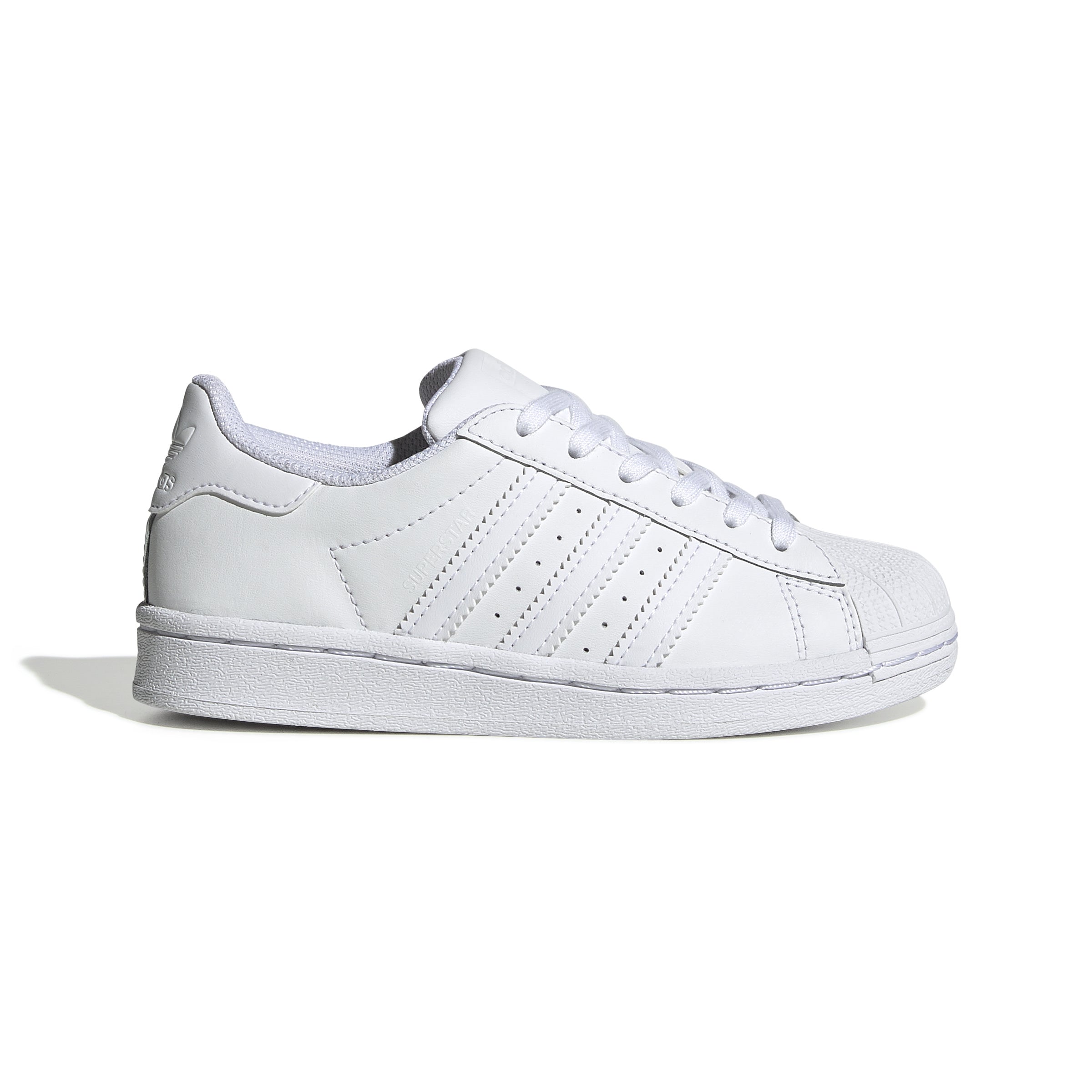 Little Kids ADIDAS SUPERSTAR PS (WHITE/WHITE)