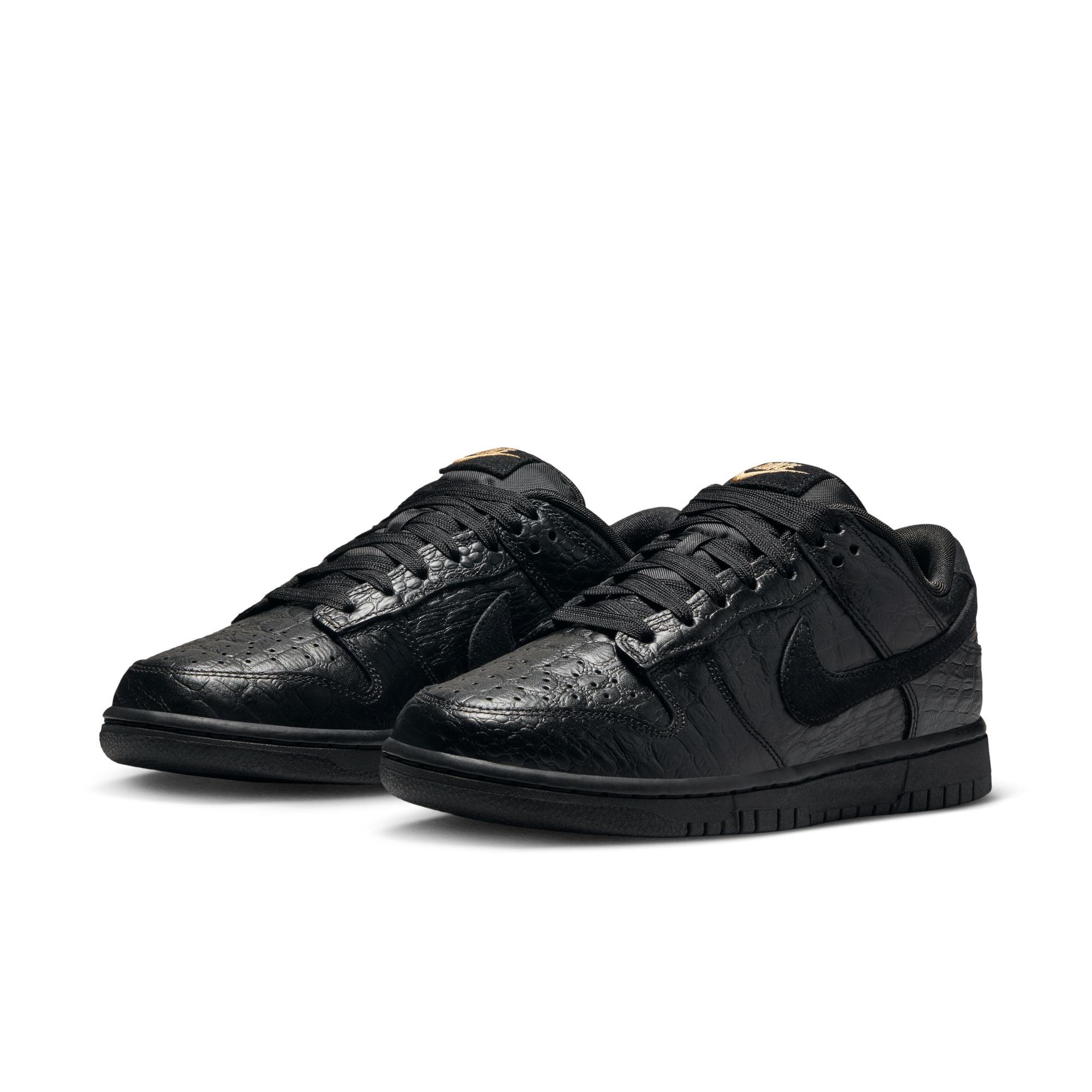WOMENS NIKE DUNK LOW SS (BLACK CROC)