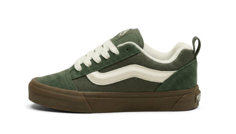 KIDS VANS KNU SKOOL J (DARK GUM/OIL GREEN)