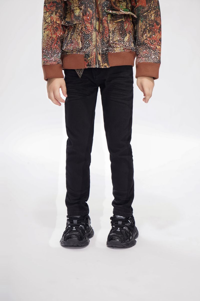 KIDS VALABASAS JR.SLIM JEAN (BLACK)