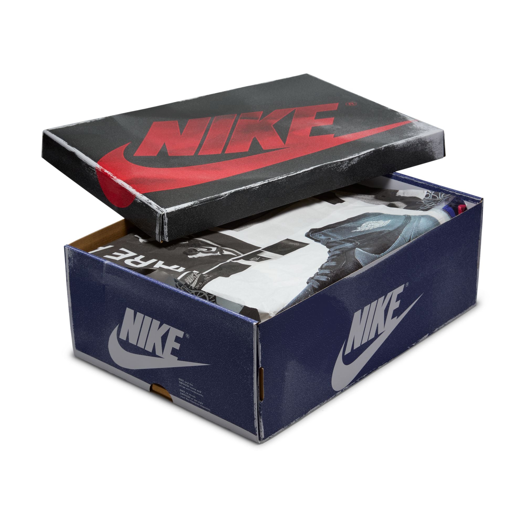 MENS AIR JORDAN 1 RETRO HIGH OG RARE AIR (DEEP ROYAL BLUE)