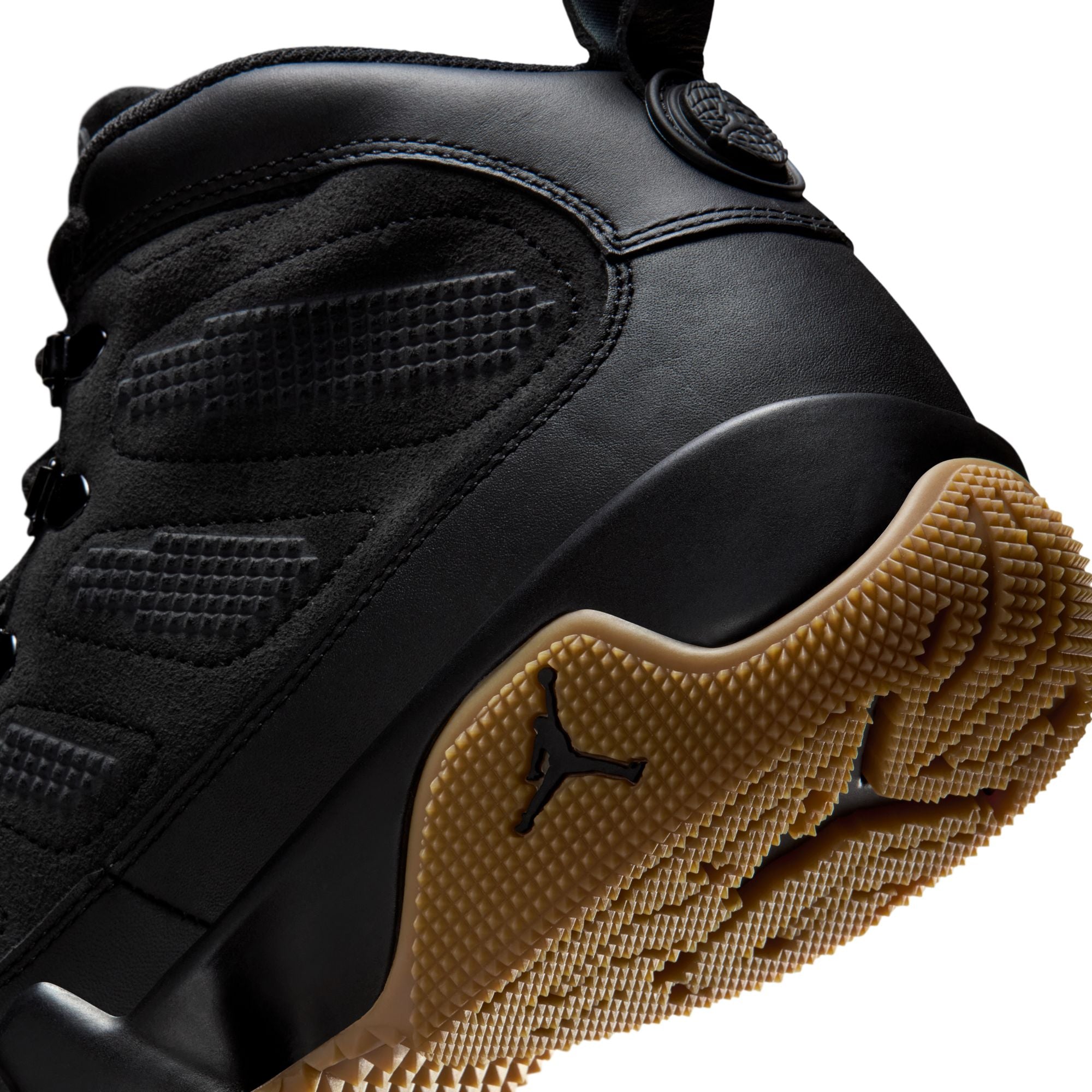MENS AIR JORDAN 9 RETRO BOOT NRG (BLACK/GUM LIGHT BROWN)