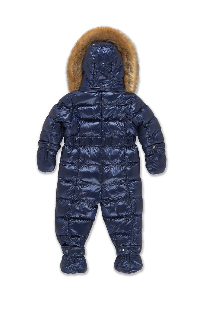 NEWBORN JORDAN CRAIG ASTORIA SNOWSUIT (NAVY)