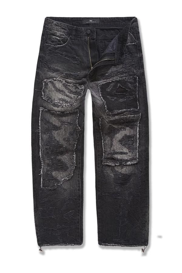 MENS JORDAN CRAIG RECONSTRUCTED DENIM (BLACK SHADOW)