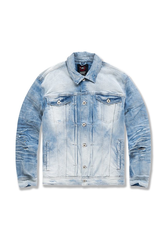 KID'S JORDAN CRAIG SOHO DENIM TRUCKER JACKET (ARCTIC WASH)