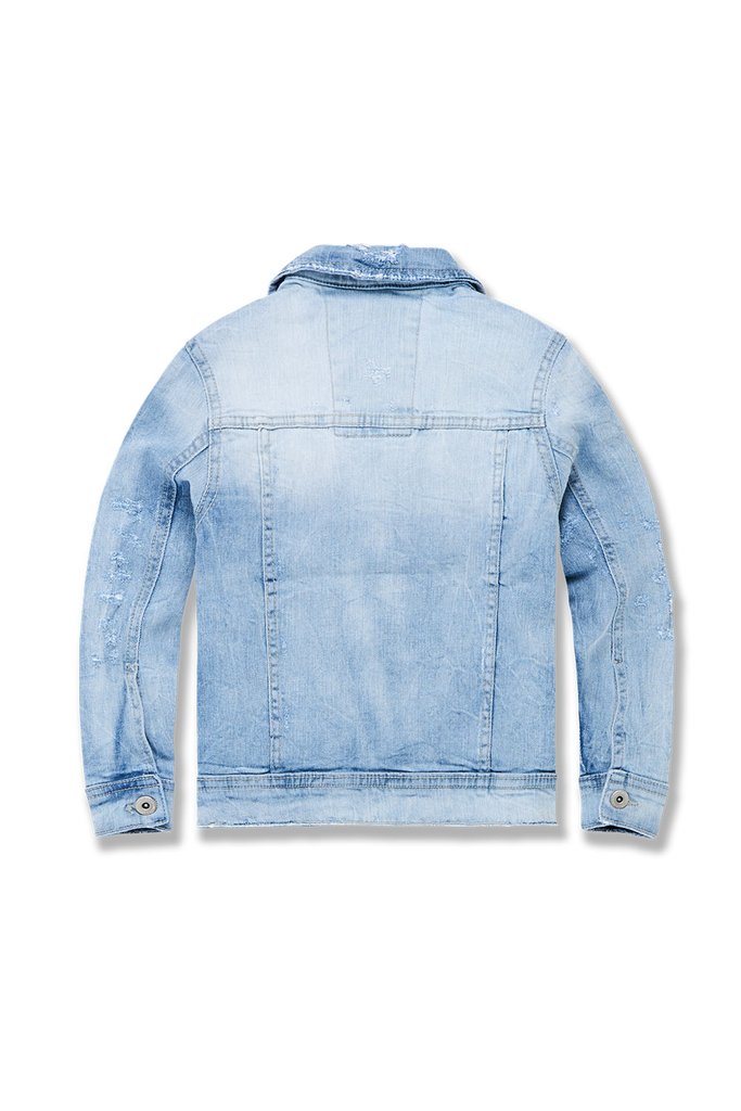 KID'S JORDAN CRAIG HAMILTON DENIM TRUCKER JACKET (LIGHTNING BLUE)