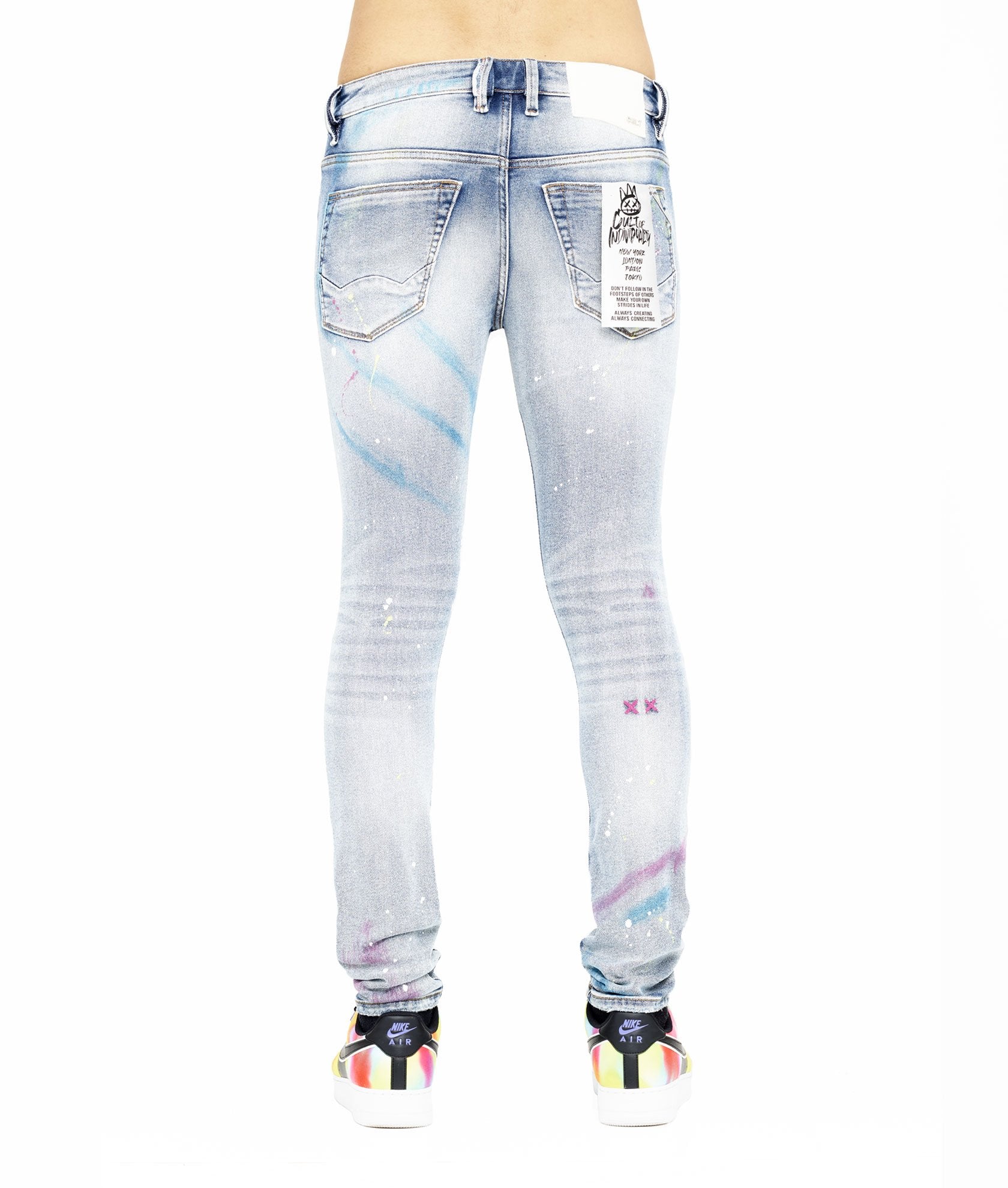 MEN'S PUNK SUPER SKINNY STRETCH (SKITTLE)