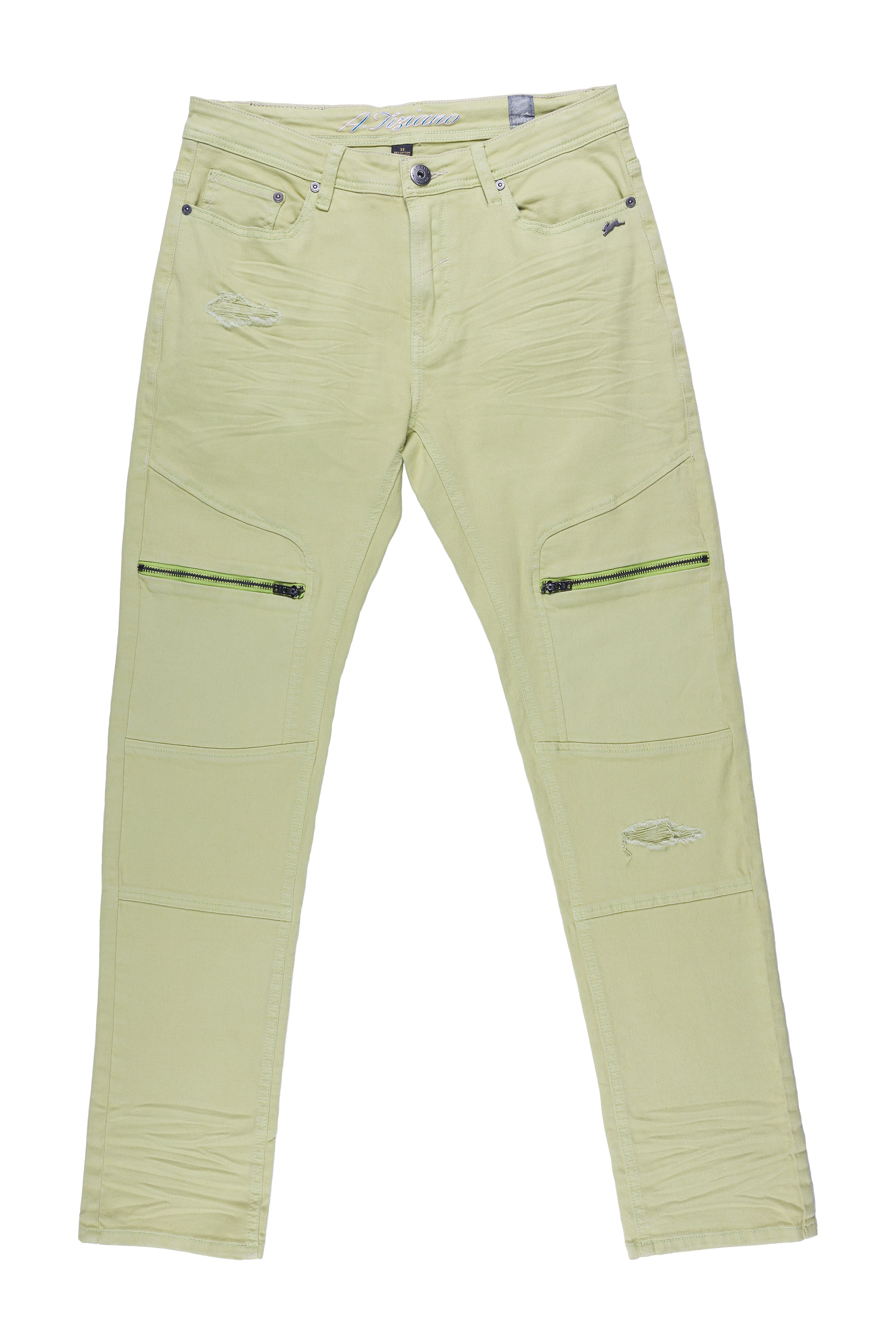 LAMAR | MEN'S TWILL SOLID 5-POCKET JEAN (MOSS)