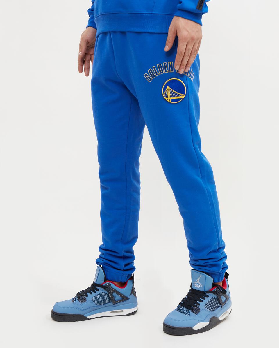 GOLDEN STATE WARRIORS STACKED LOGO SWEATPANT (ROYAL BLUE)