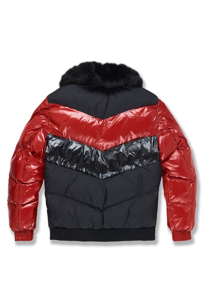 MEN'S JORDAN CRAIG BIG AND TALL SUGAR HILL PUFFER JACKET (CRIMSON)