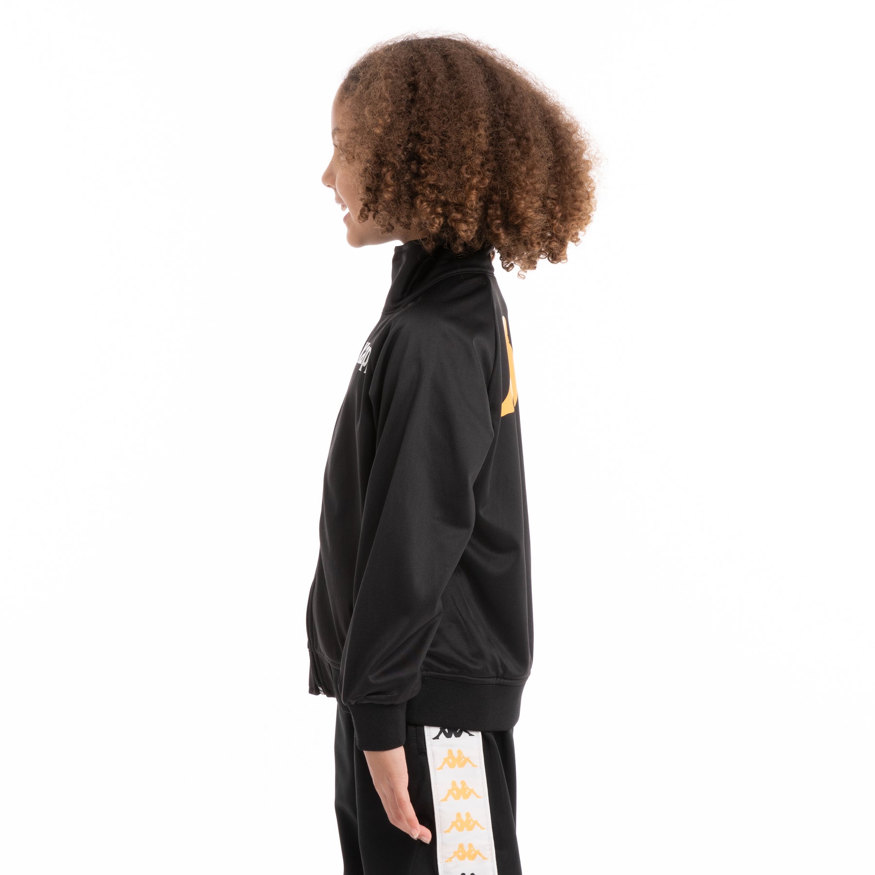 KID'S AUTHENTIC ANGOST TRACKSUIT (BLACK SMOKE/ORANGE)