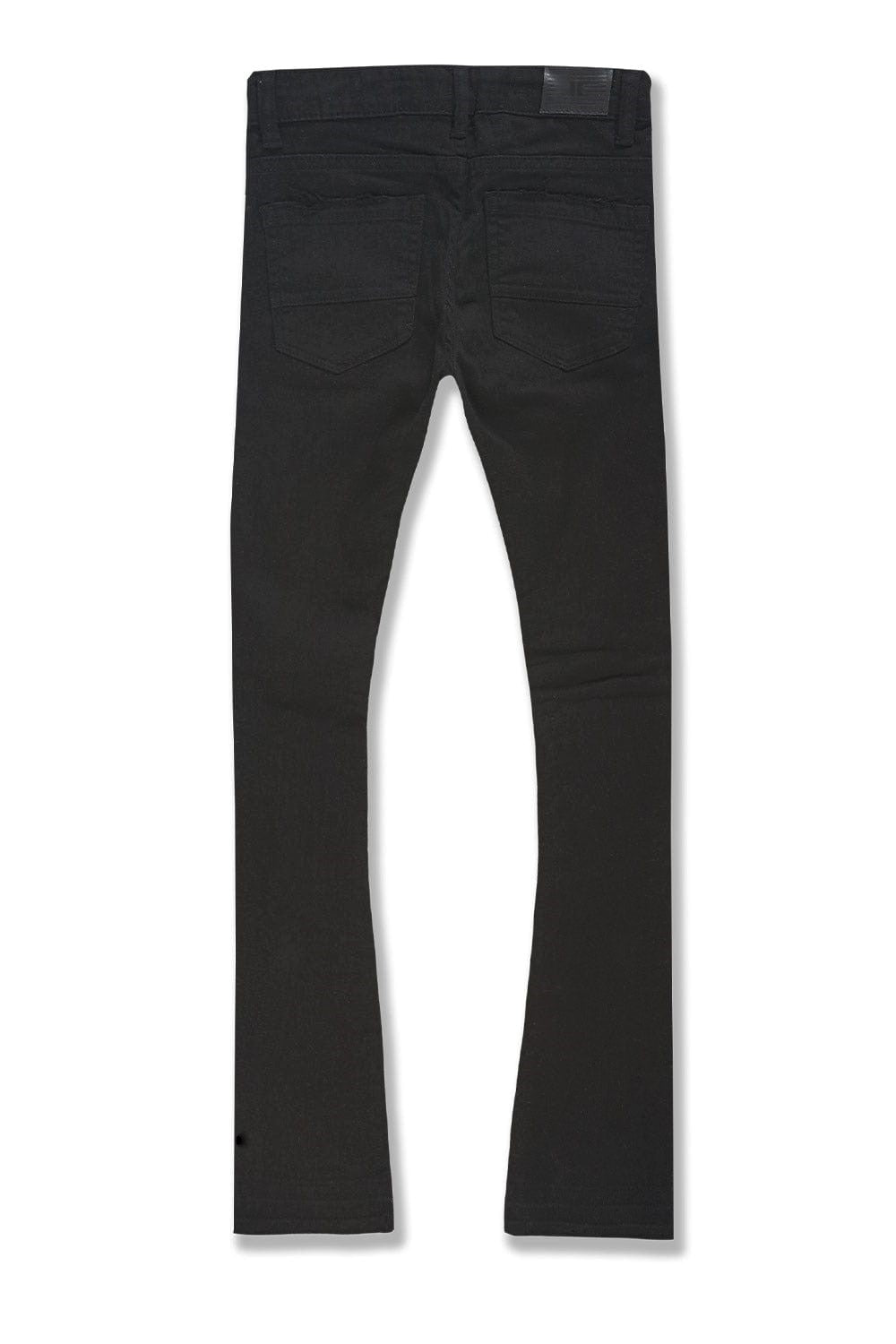 KIDS JORDAN CRAIG SANTORINI STACKED DENIM (BLACK)
