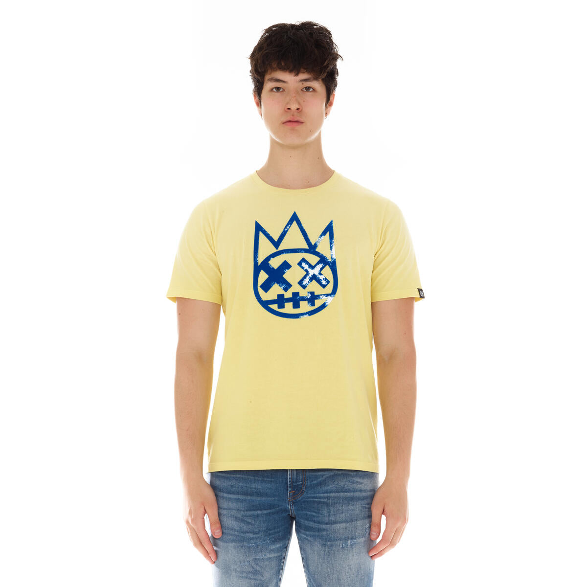 MENS CULT SHIMUCHAN LOGO T-SHIRT (VINTAGE YELLOW)