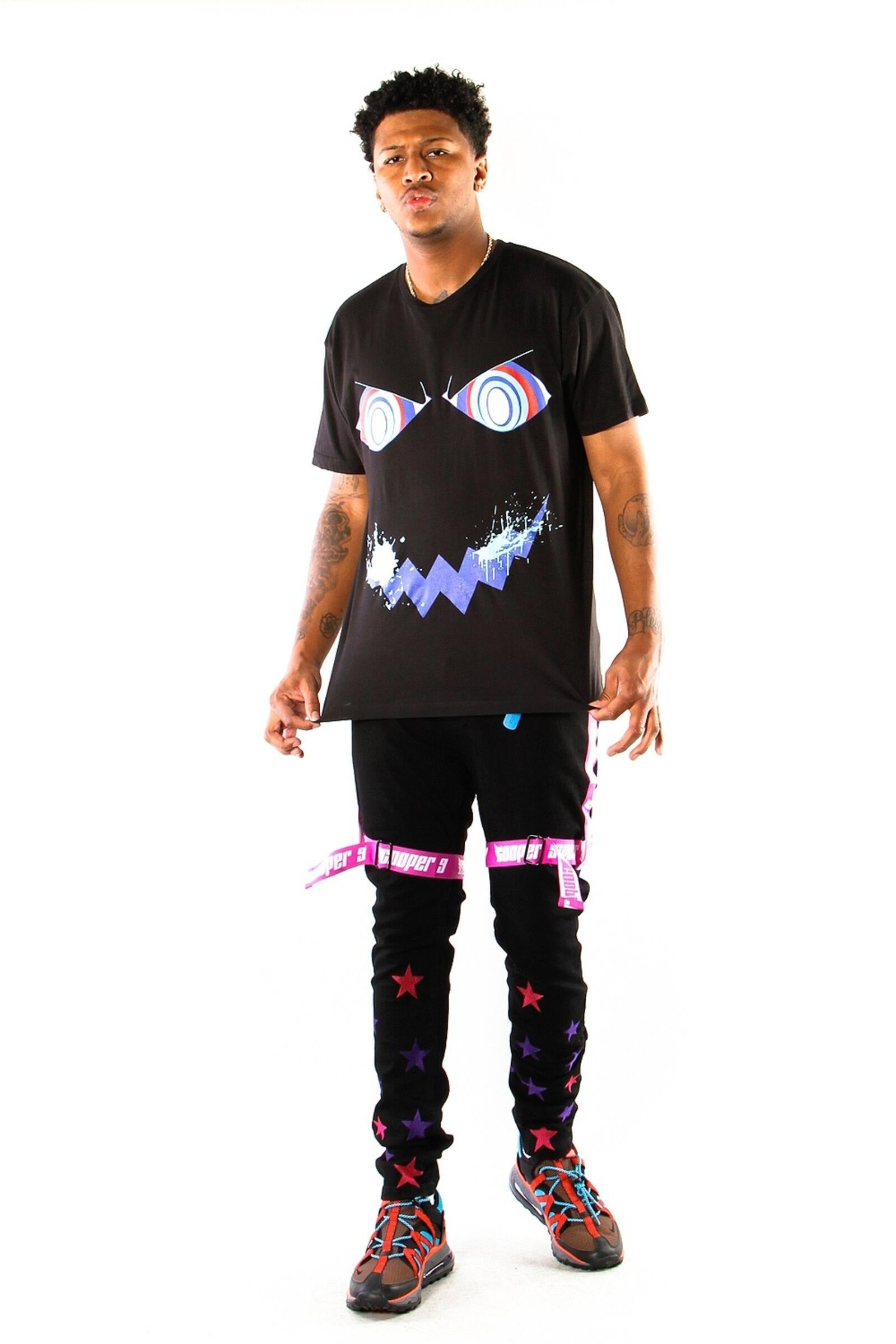 MEN'S 506 "STAR" JEANS (BLACK PURPLE)