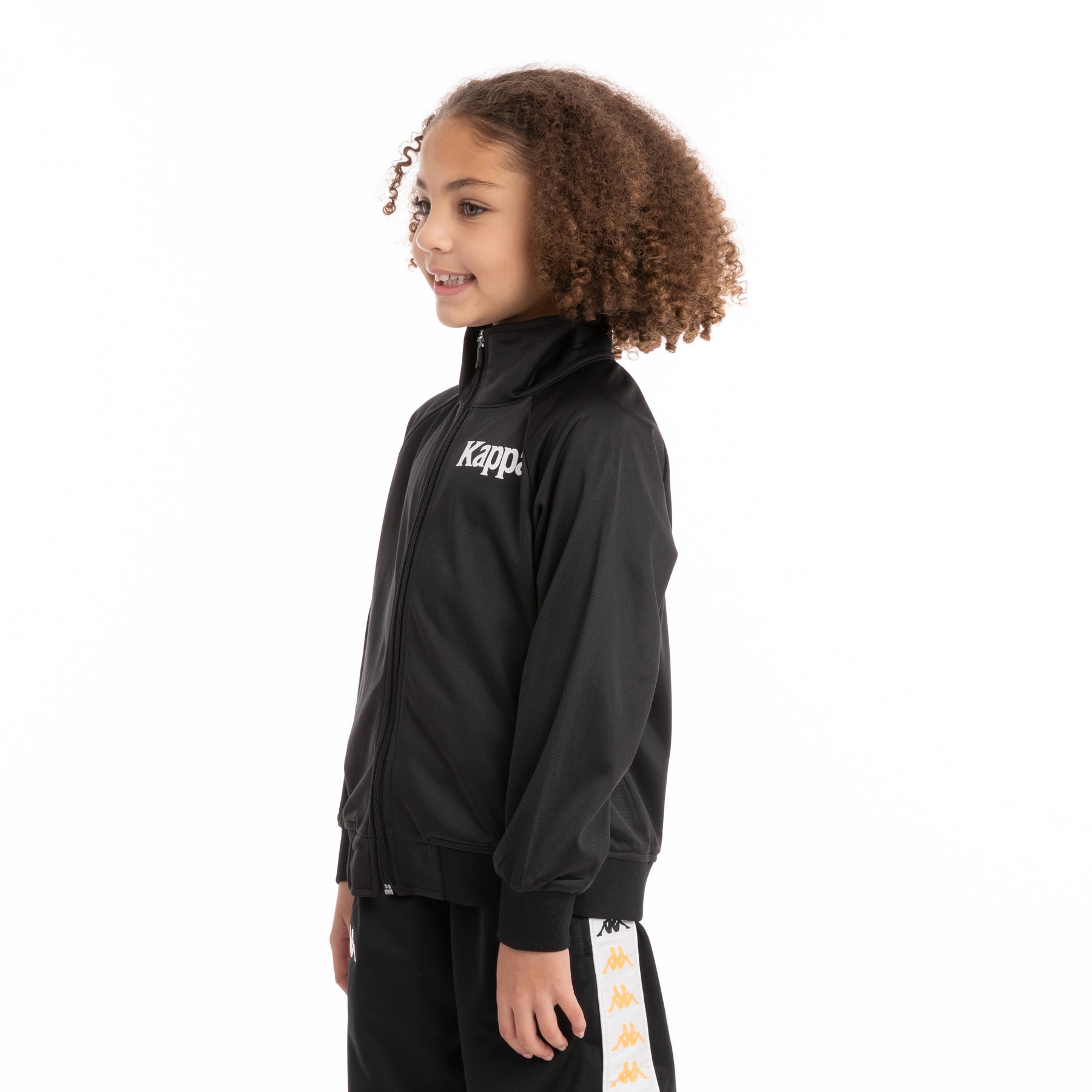 KID'S AUTHENTIC ANGOST TRACKSUIT (BLACK SMOKE/ORANGE)