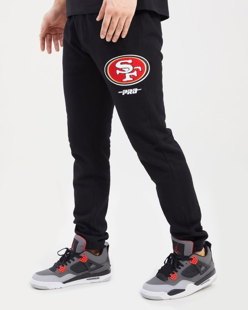 SAN FRANCISCO 49ERS MASH UP LOGO SWEATPANT (BLACK)