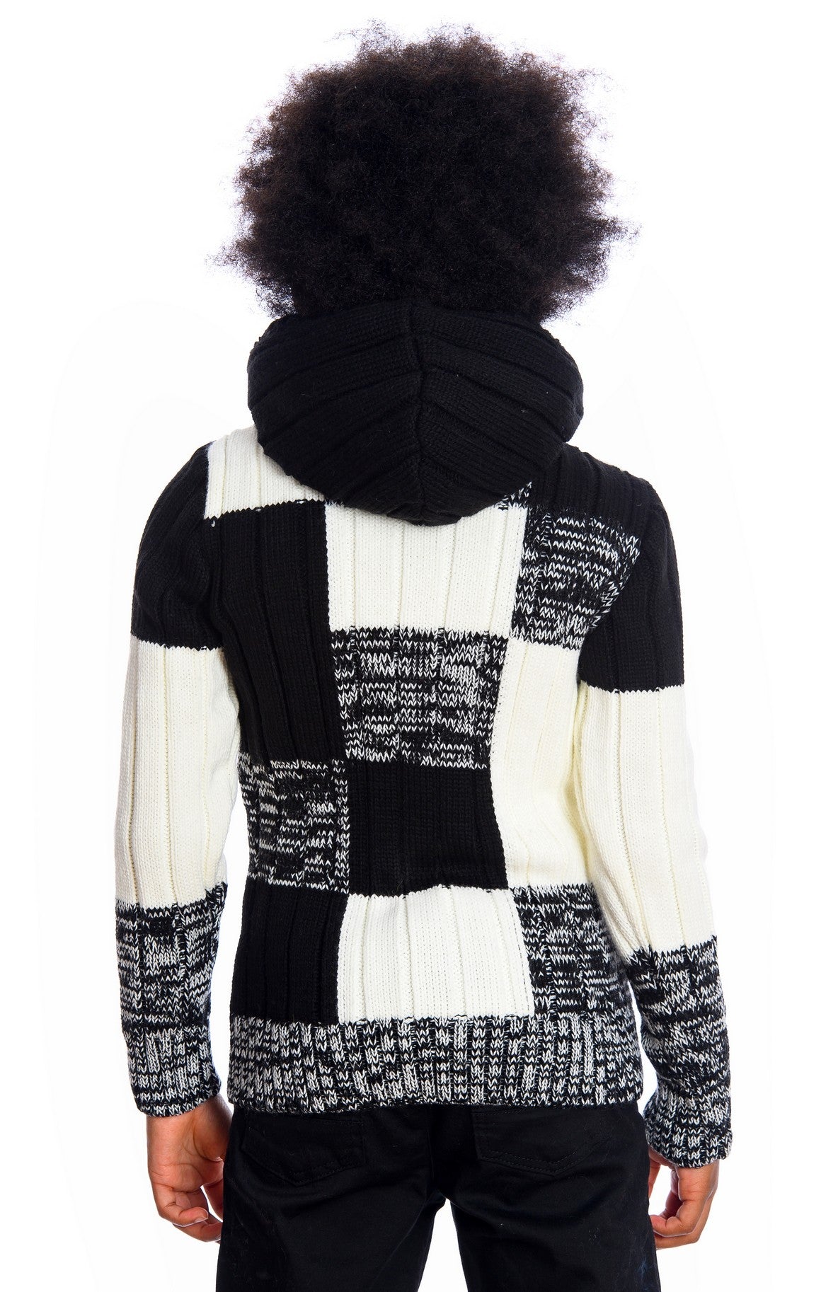 KID'S LCR SWEATER K-6590 (BLACK/ECRU)