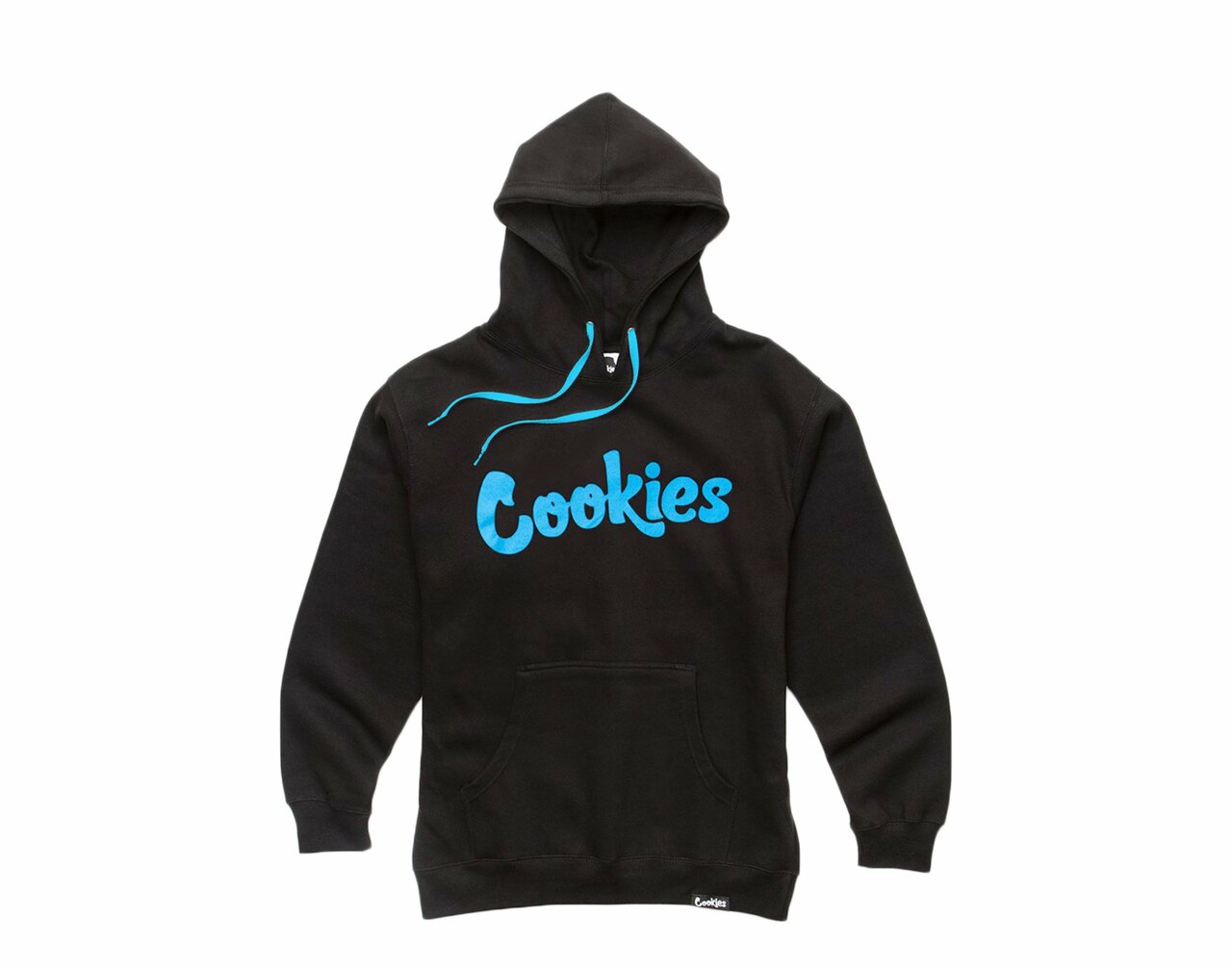 ORIGINAL MINT FLEECE HOODIE (BLACK/COOKIES BLUE)
