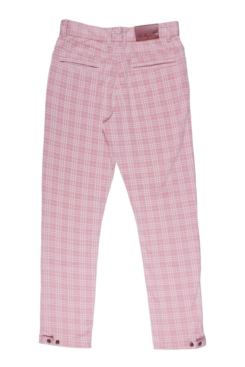 REGGIE | MEN'S YARN DYE KNIT PANT (ROSE)