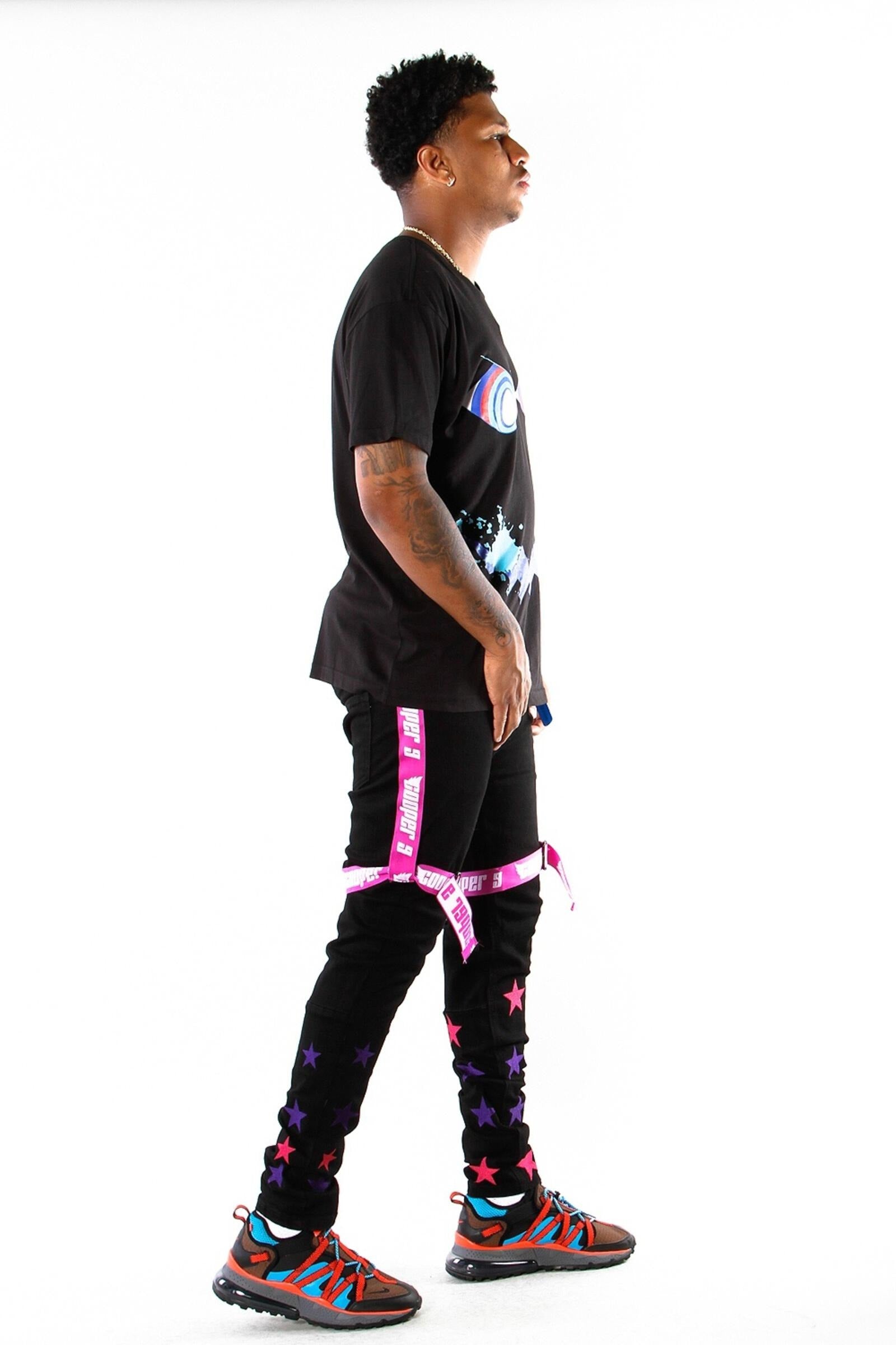 MEN'S 506 "STAR" JEANS (BLACK PURPLE)