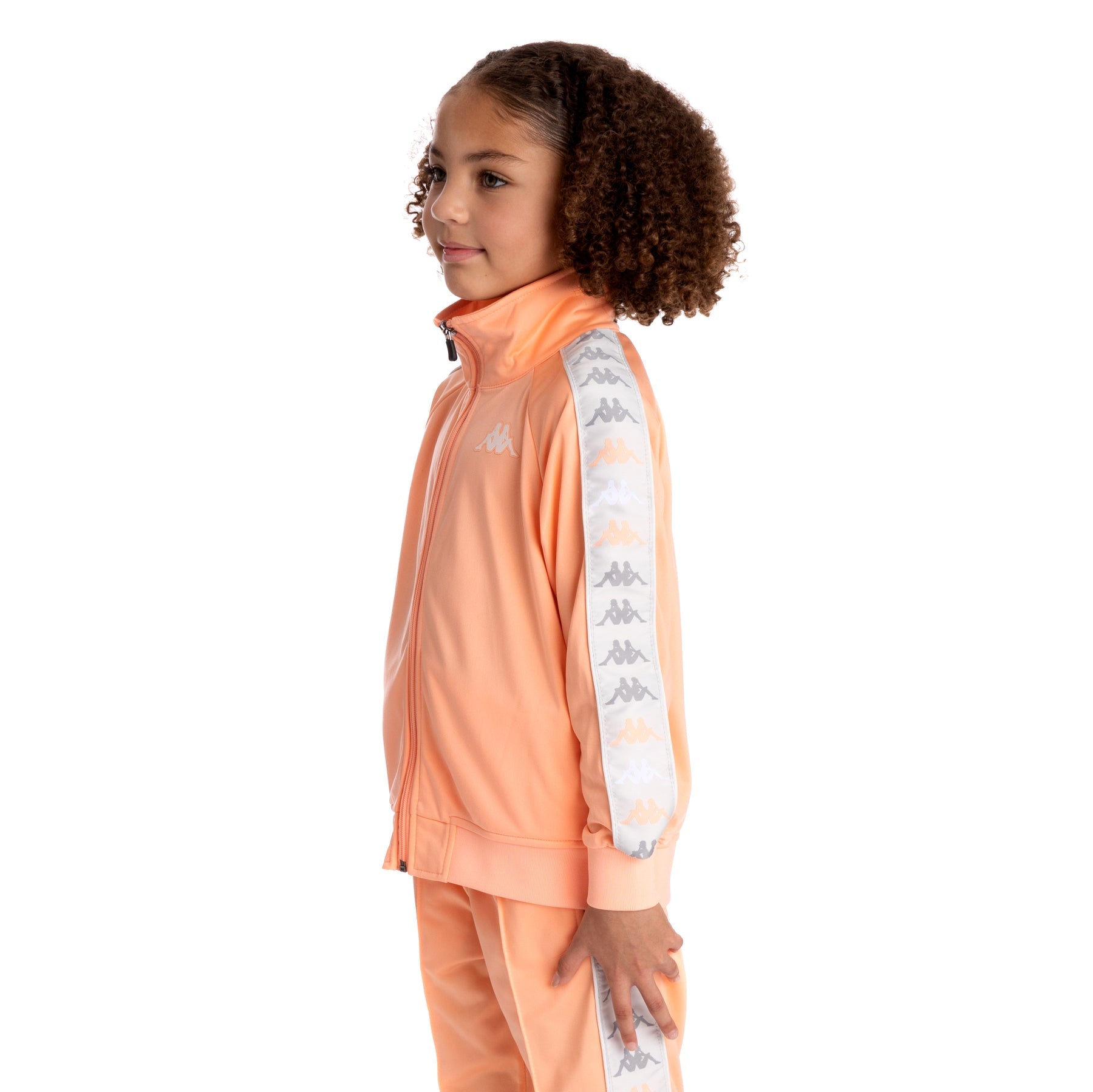 KID'S BANDA DULLO TRACKSUIT (ORANGE/GREY)