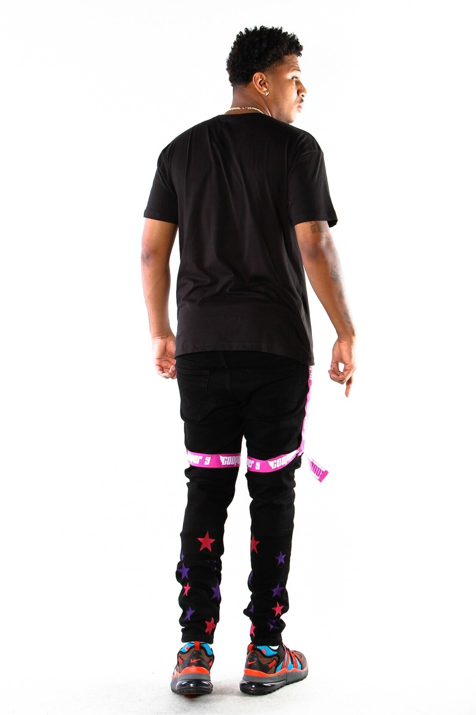 MEN'S 506 "STAR" JEANS (BLACK PURPLE)