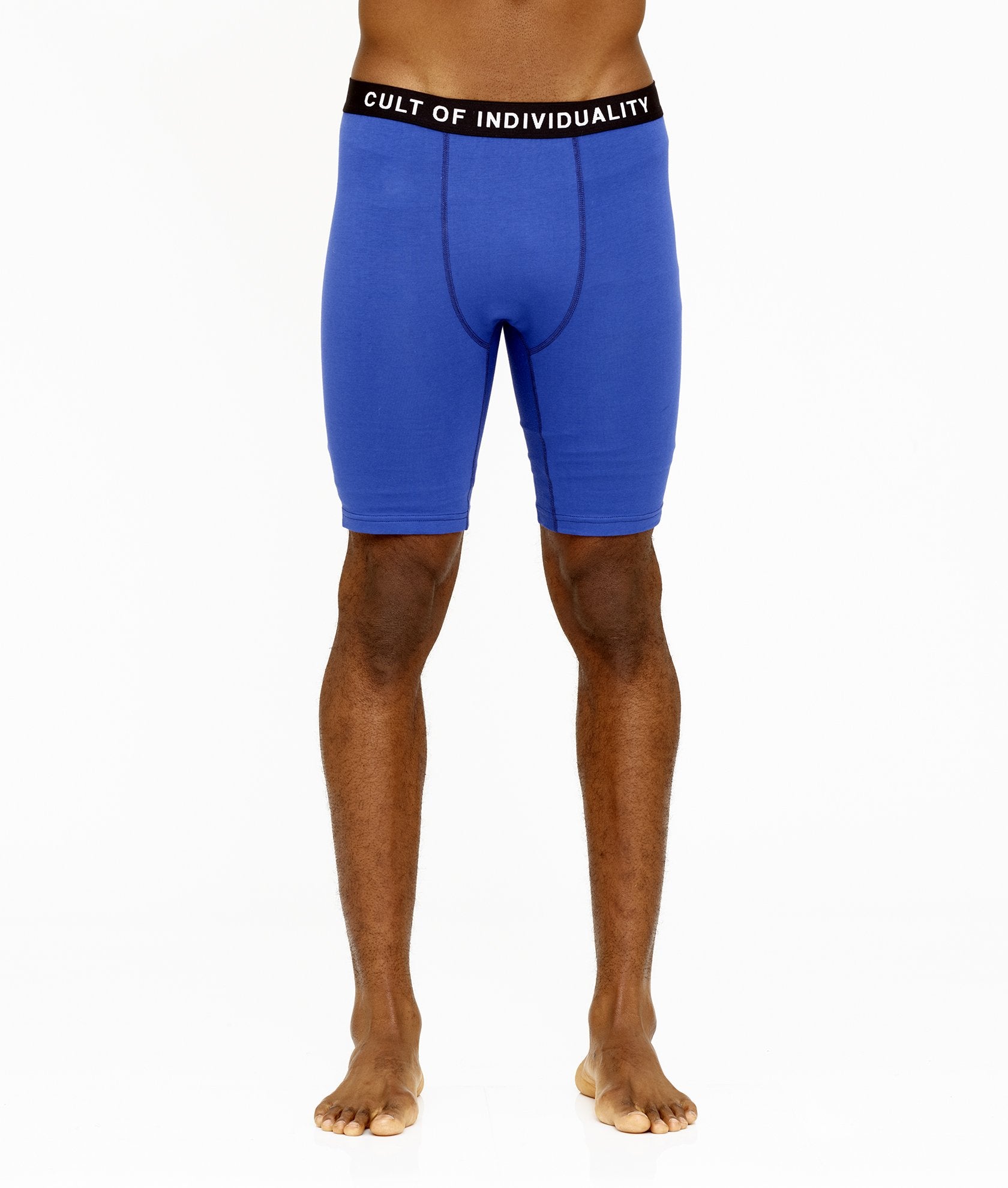 CULT BRIEFS 2 PACK "PARADISE" PRINT/SURF BLUE SOLID