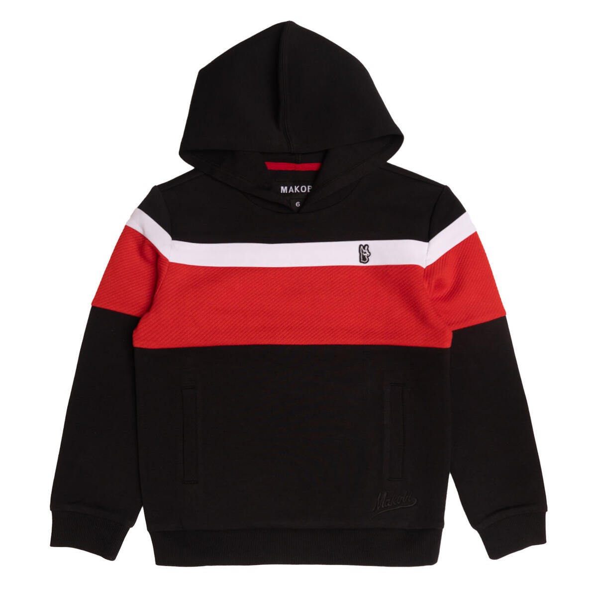 KIDS MAKOBI MONOGRAM HOODIE (BLACK)